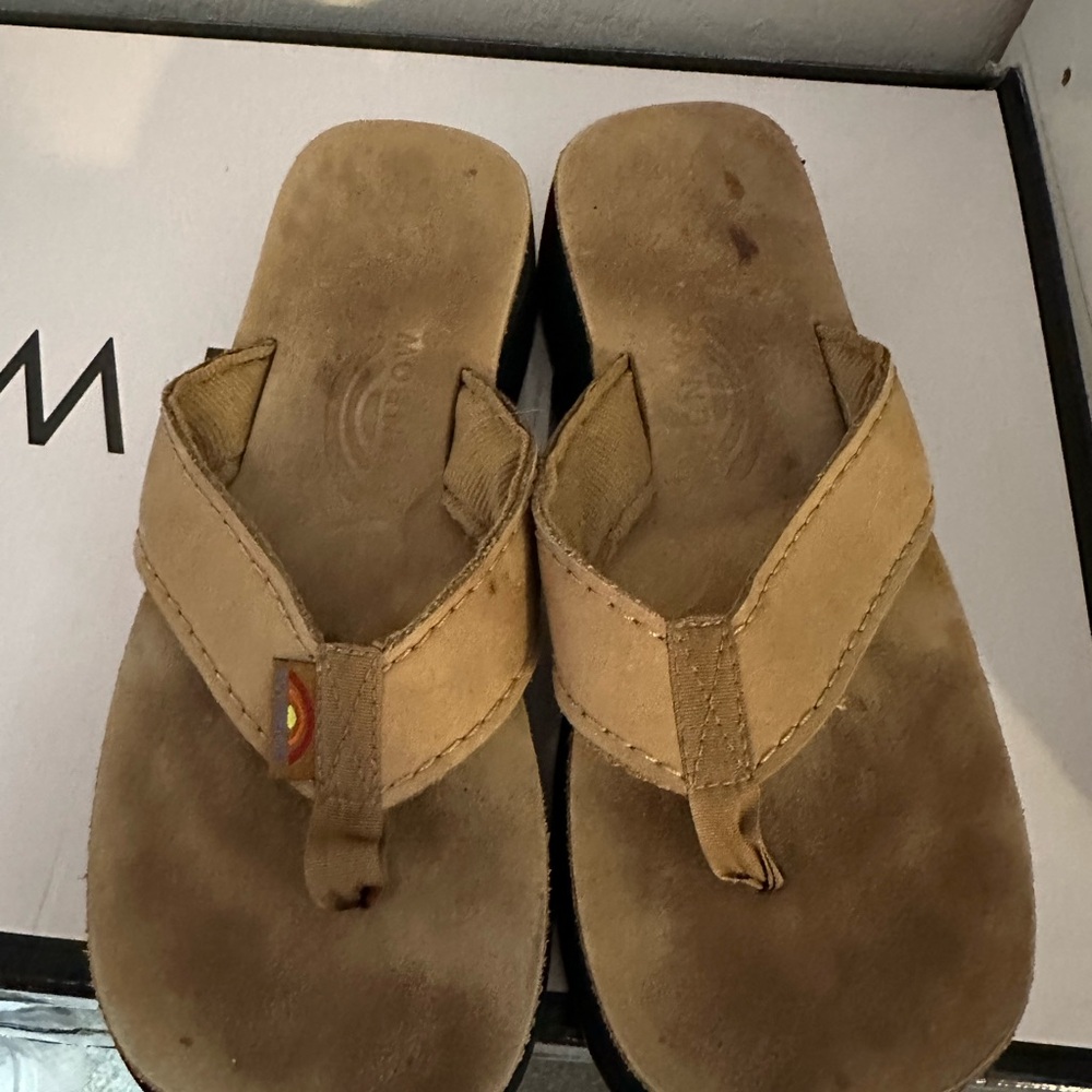 Rainbow Tan Sandals